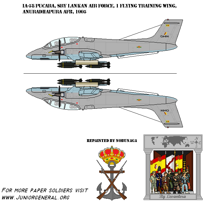 Sri Lankan IA-58 Pucara