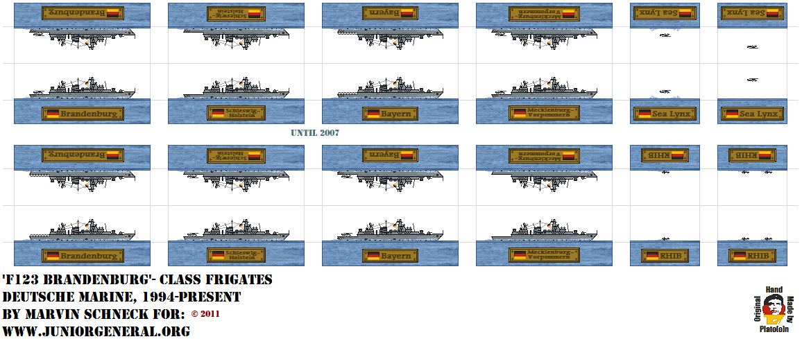 German F123 Brandenburg Class Frigates