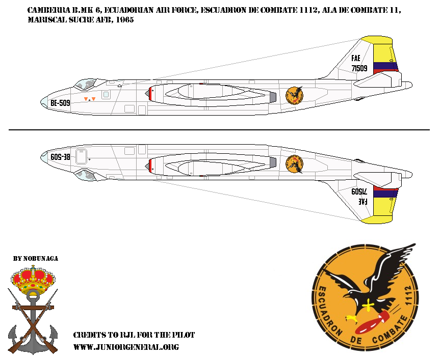 Ecuadorian Camberra B. Mk 6
