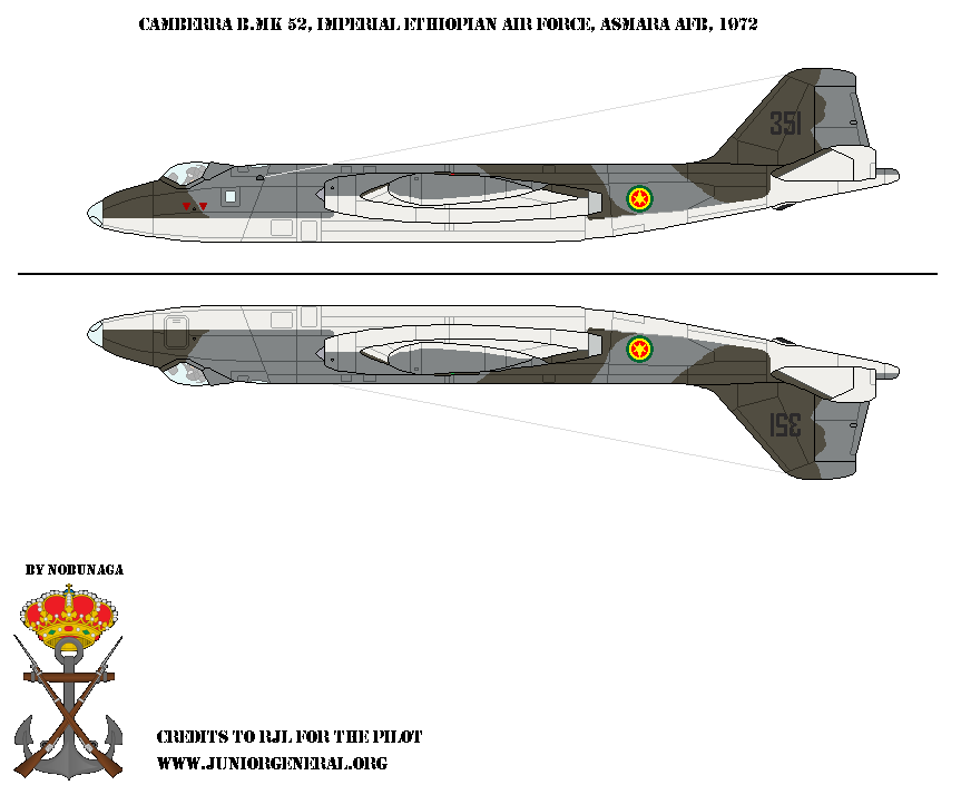 Ethiopian Camberra B. Mk 52