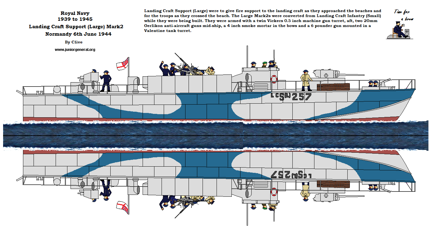 British Landing Craft Support Mk2