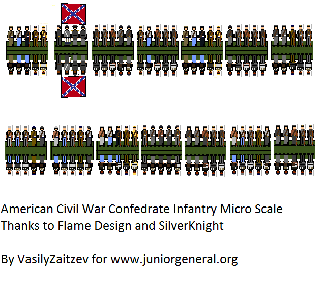 Confederate Infantry (Micro-Scale)