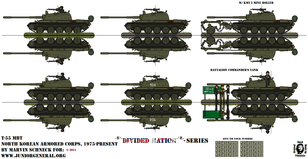 North Korean T-55 Tank
