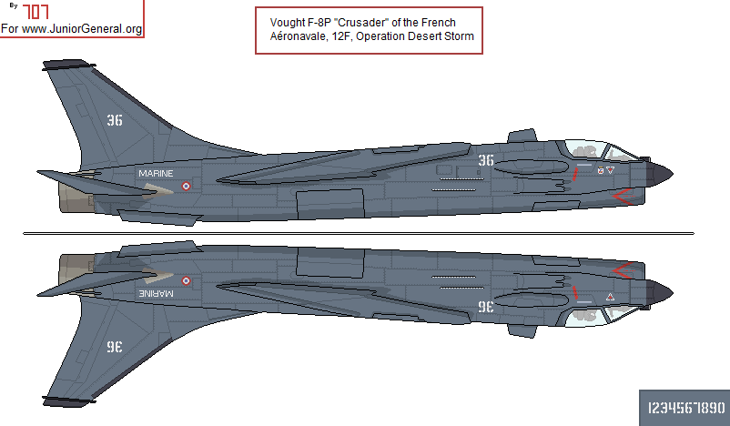 French Vought F-8P Crusader