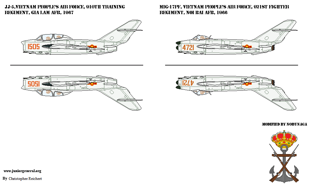 North Vietnamese Jets