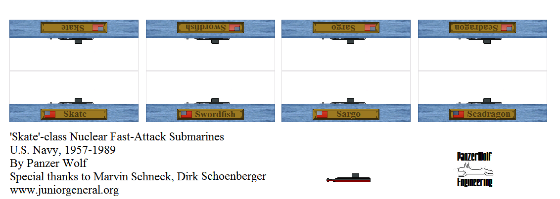 US Skate Class Submarines