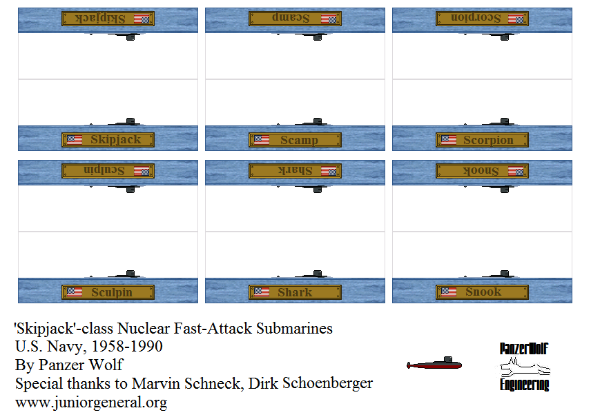 US Skipjack Submarine