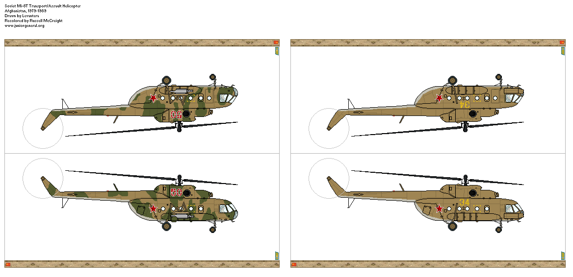 Soviet Mi-8T Helicopter