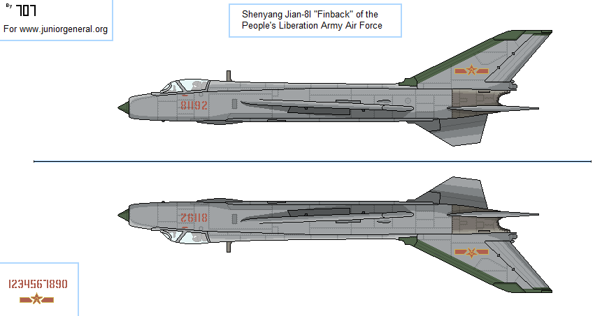 Chinese Shenyang Jian-81 Finback