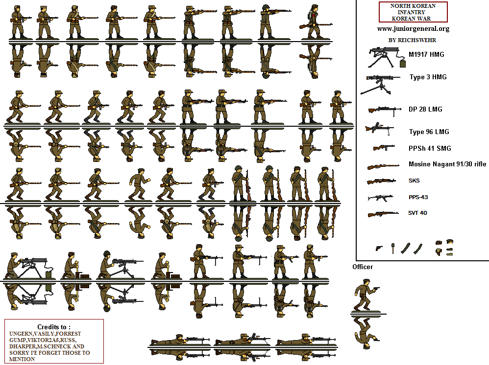 North Korean Infantry