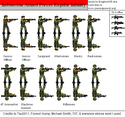 Indonesian Infantry