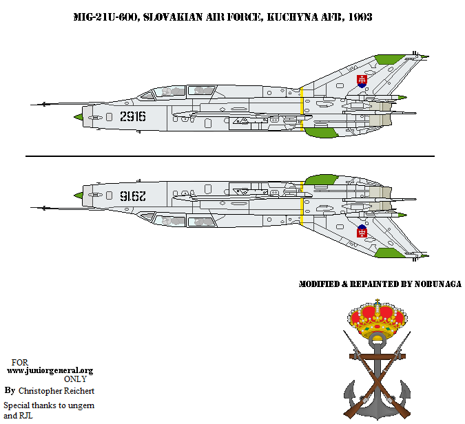 Slovakian MiG-21U