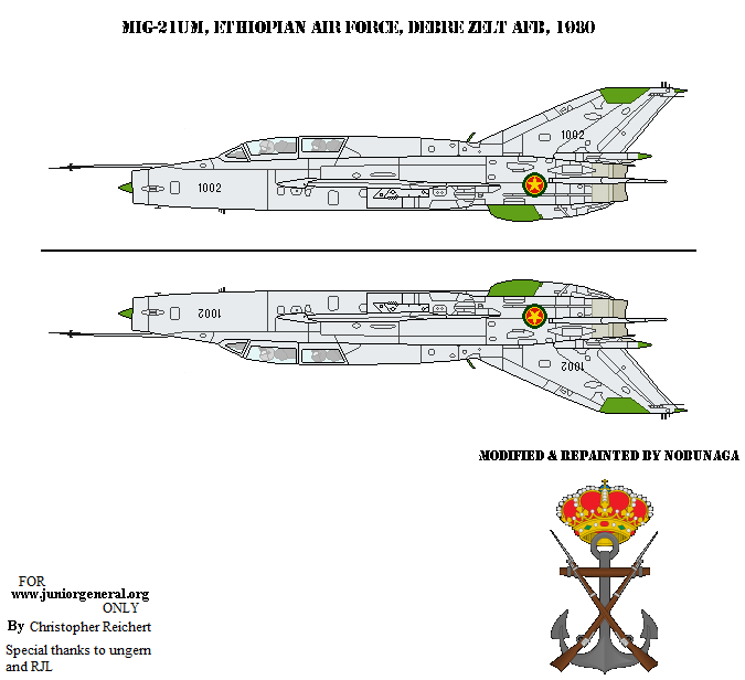 Ethiopian MiG-21UM