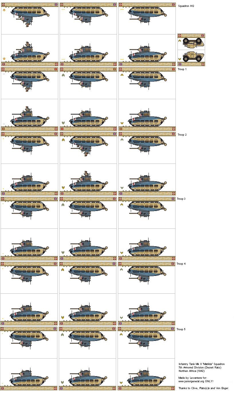 British Mk II Matilda Squadron