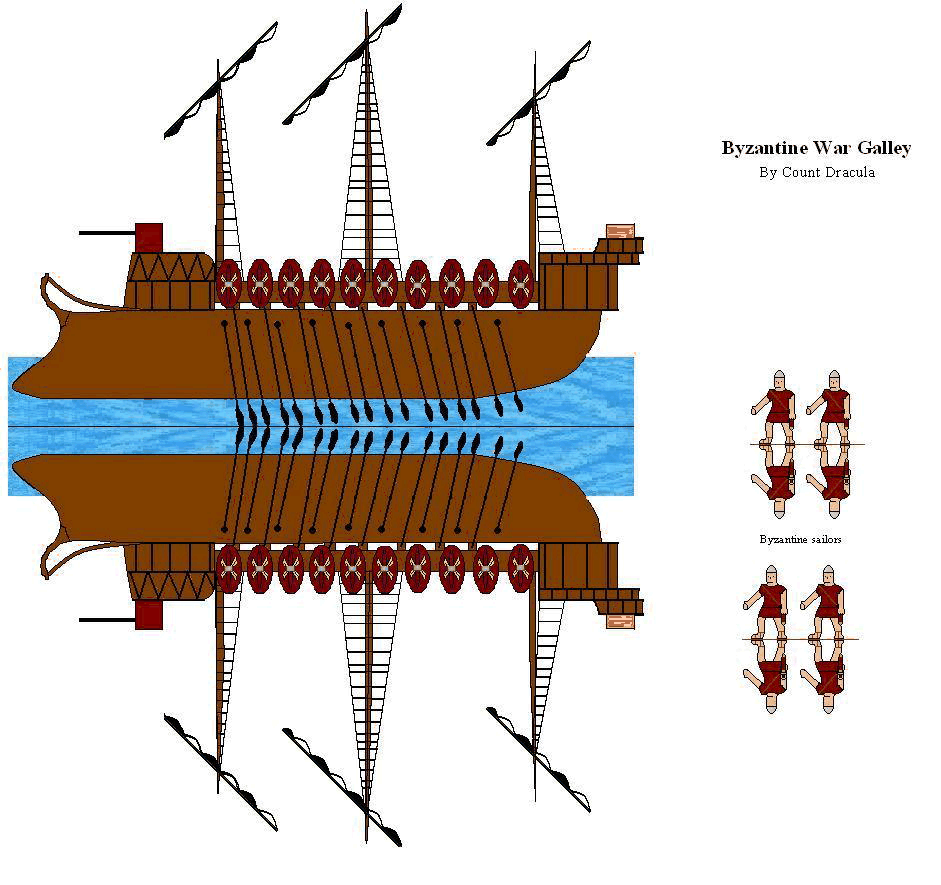 Byzantine War Galley