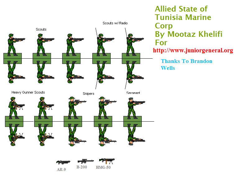 Allied State of Tunisia marine corps