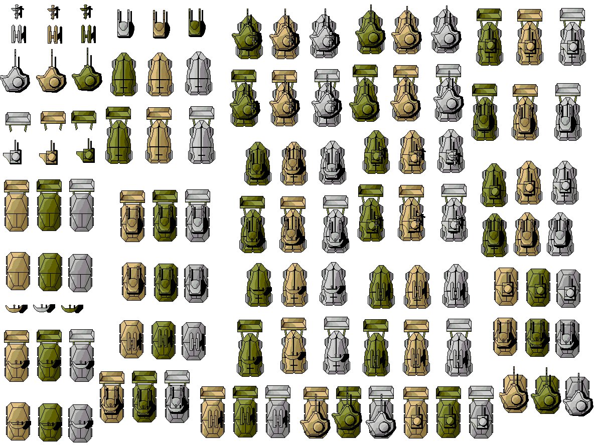 Top down Wheeled Vehicles