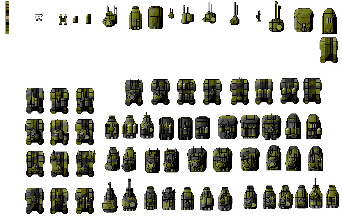 Top Down Vehicles in Jungle Camo