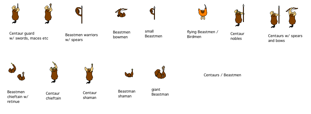 Centaurs/Beastmen