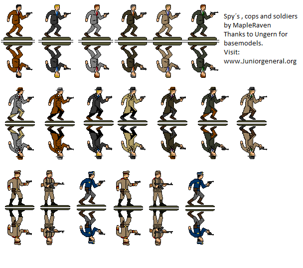 Spys cops and soldiers