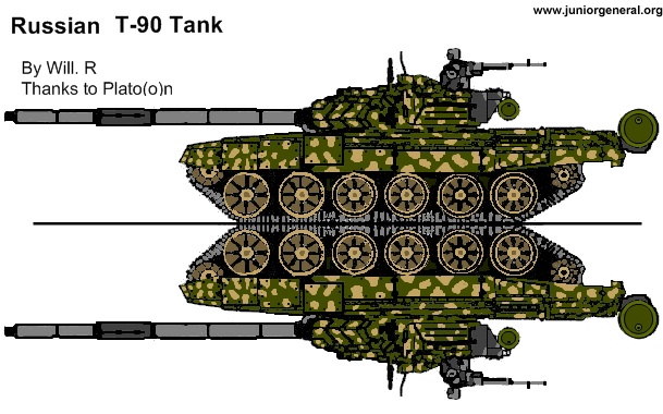 Russian T-90 Tank