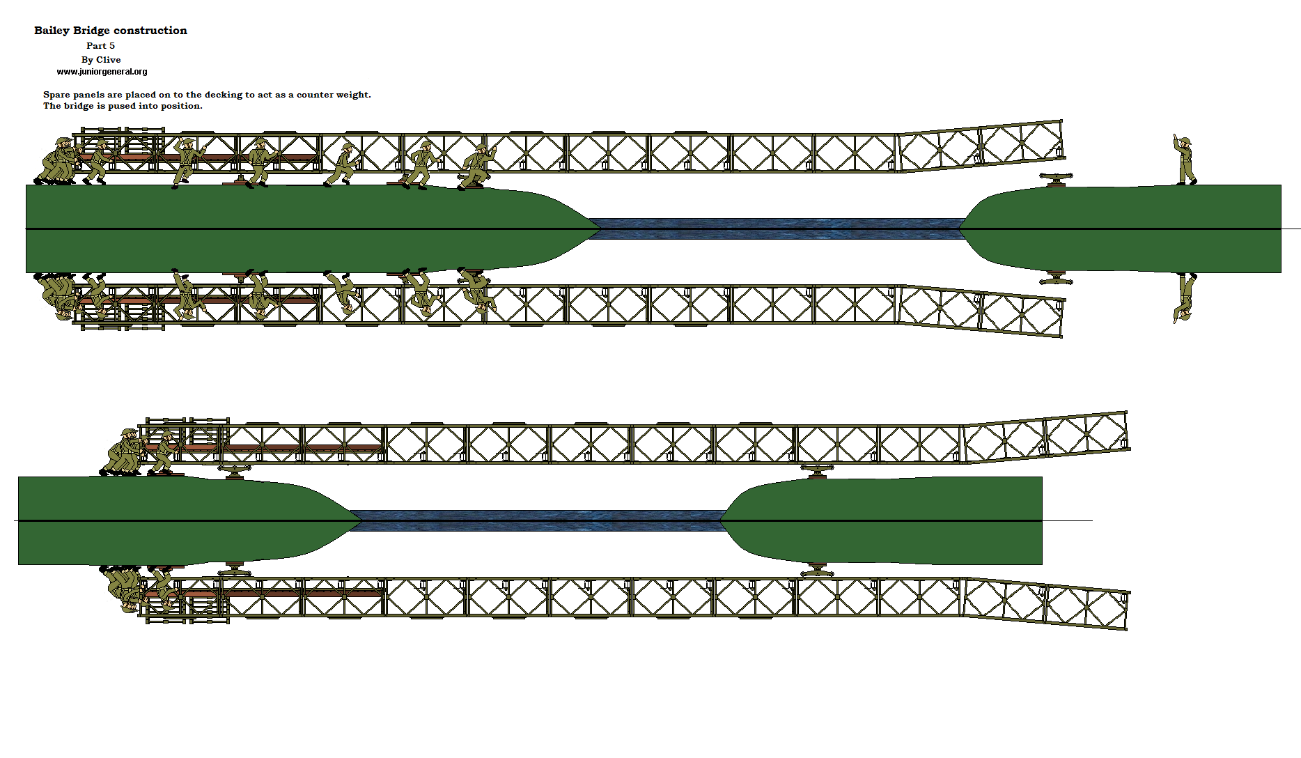 Bailey Bridge Construction 5