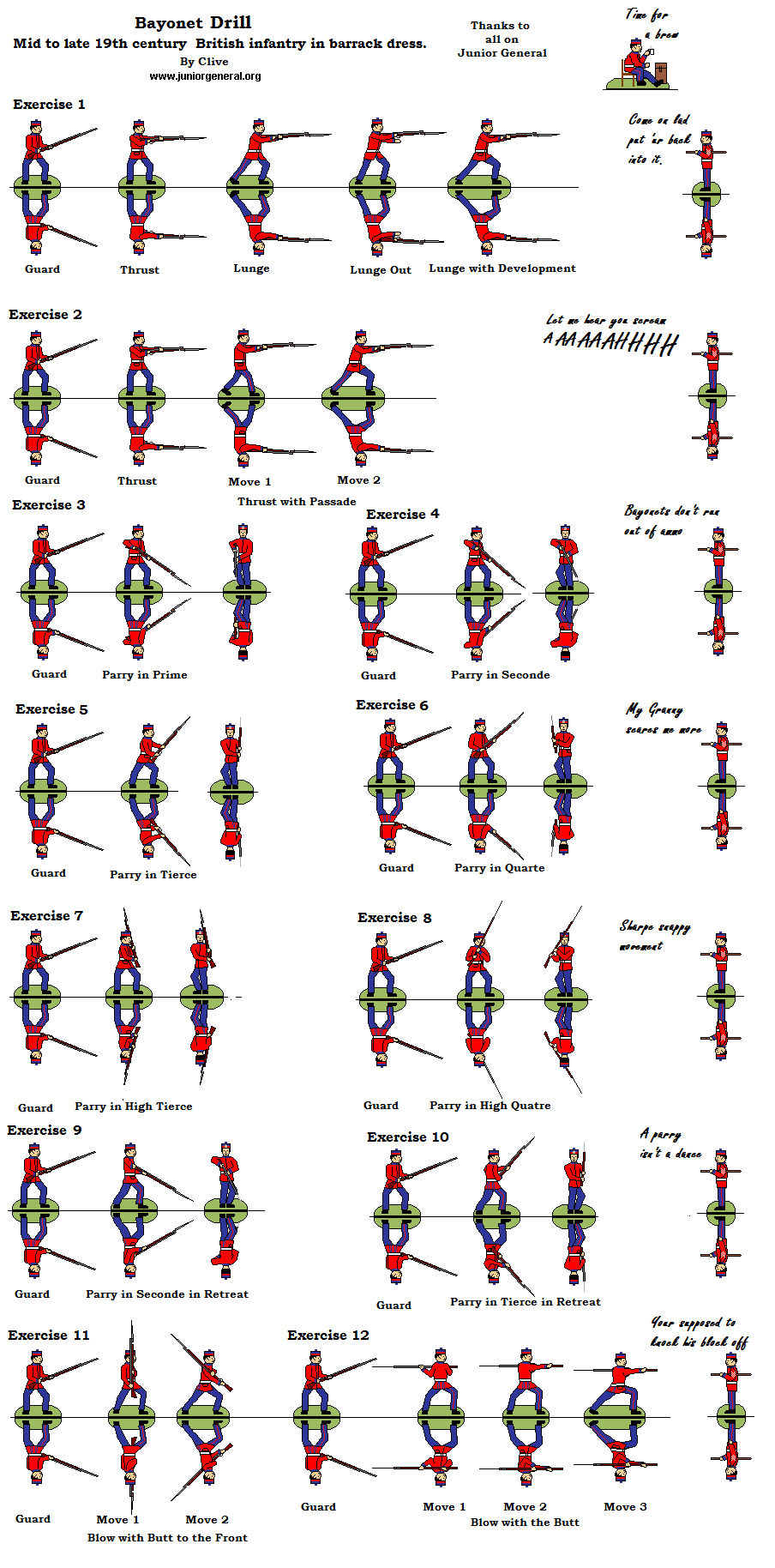 British Bayonet Drill 1