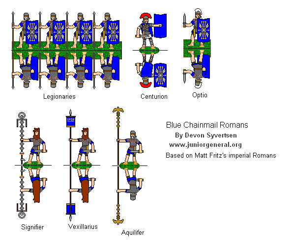 Imperial Roman Infantry Blue 2