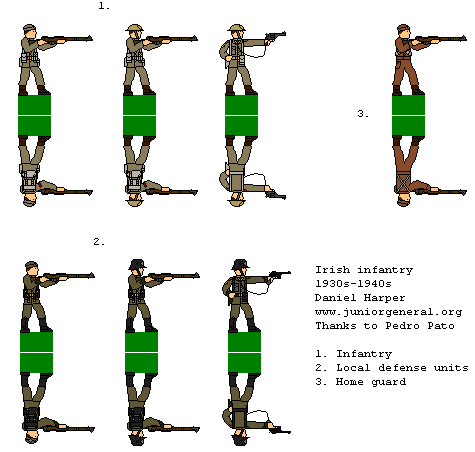 Irish Infantry (1930s - 1940s)