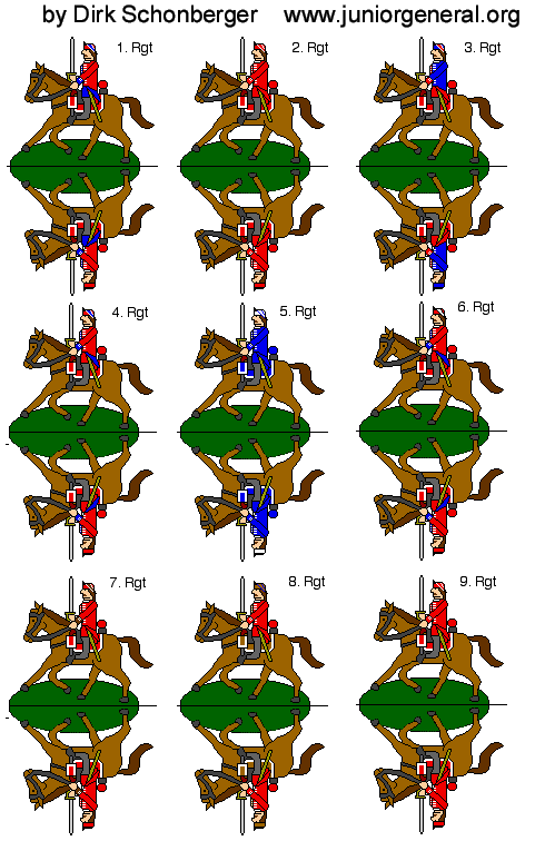 French Dragoons (1733) 1)