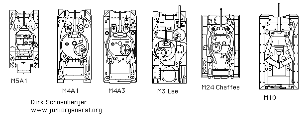 Top down WW2 BW Tanks