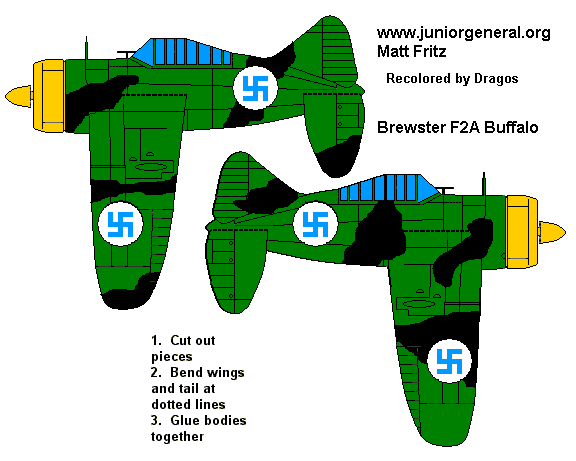 Finnish Buffalo Fighter Plane 1
