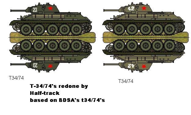T-34/74 Tanks