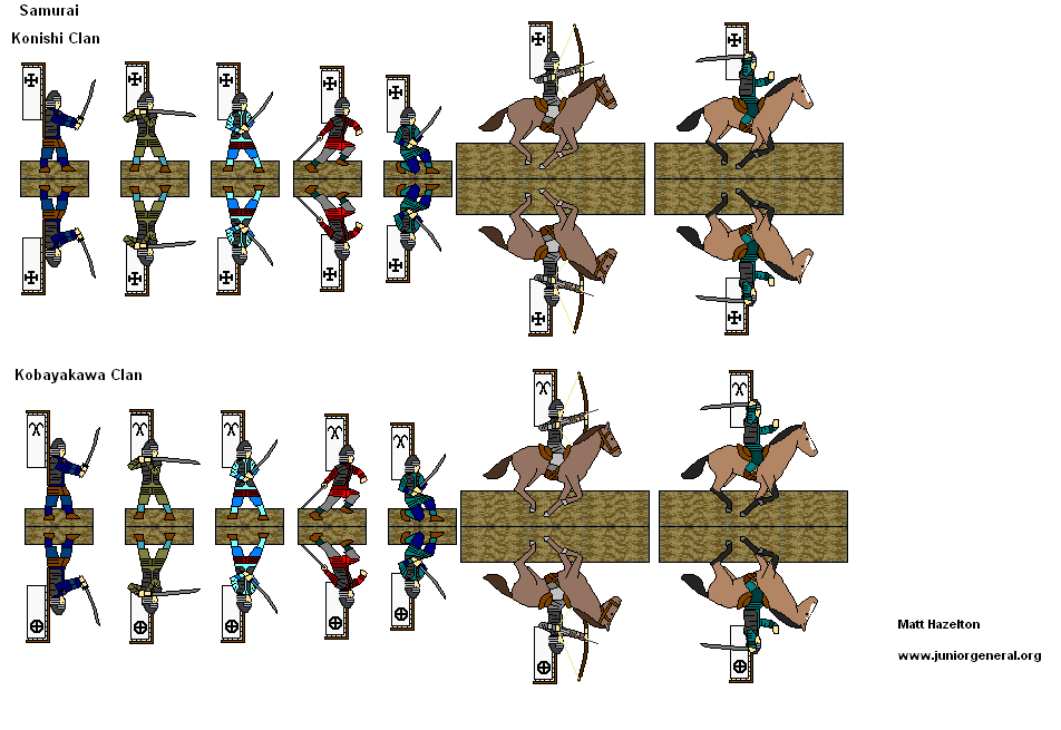 Konishi and Kobayakawa Clans 2