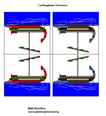 Carthaginians Triremes