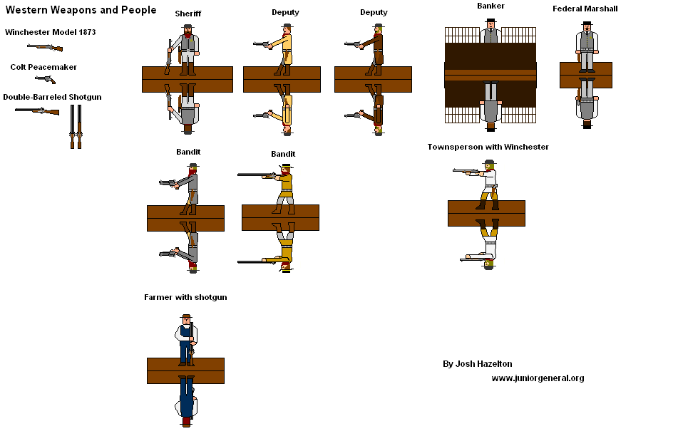 Old West Weapons and People