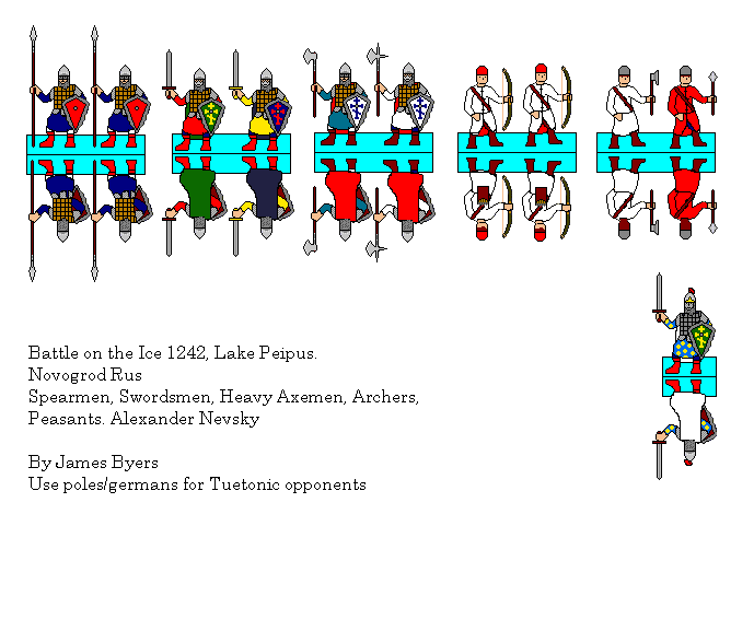 Novogrod Rus (Lake Peipus 1242)