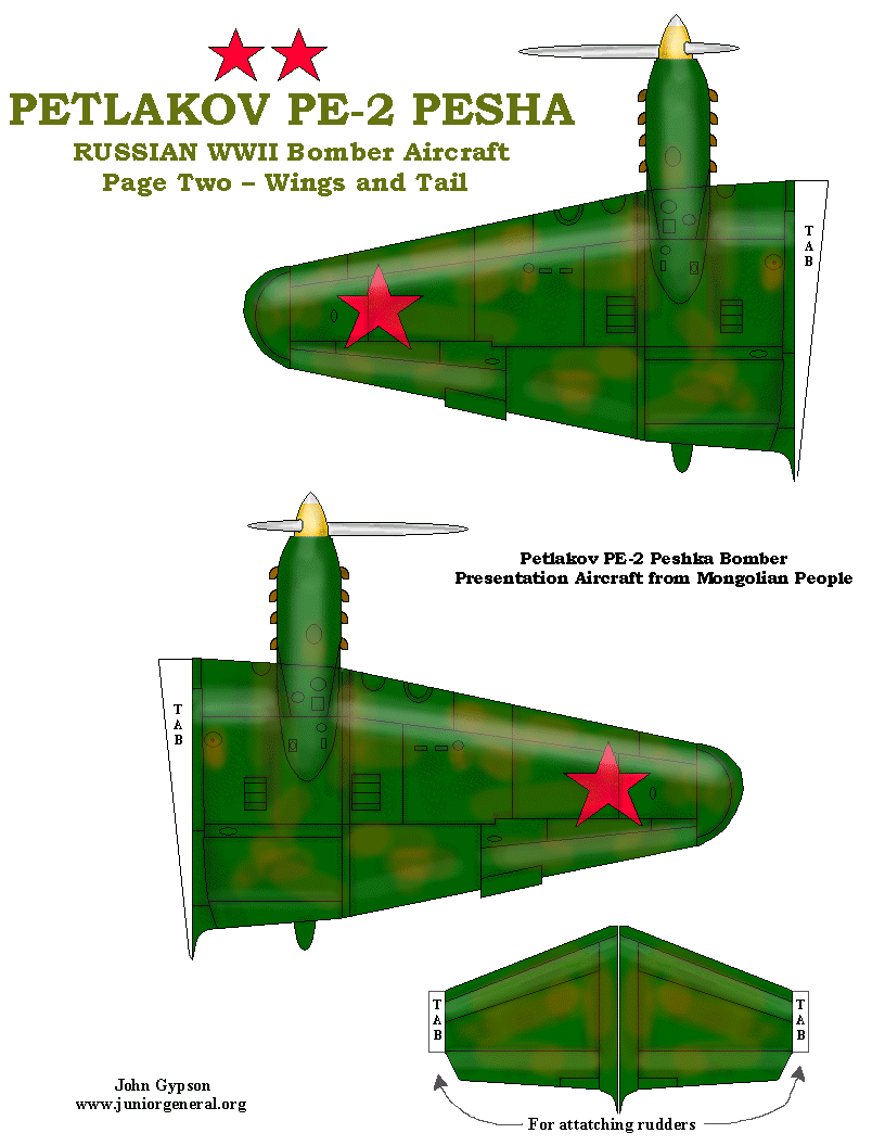 PE-2 Peshka Bomber