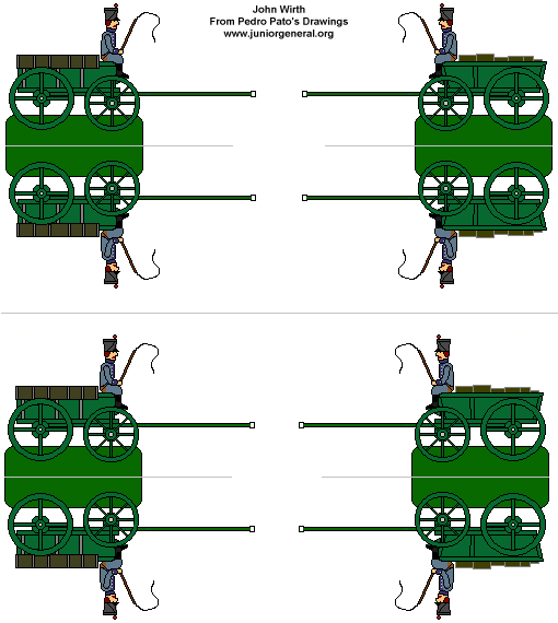 French Wagon Artillery