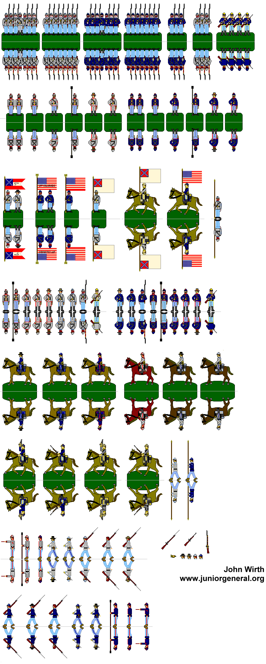 Union and Confederate Armies (Peralta)