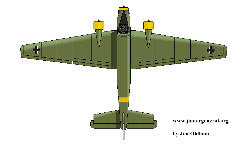 German JU-52 Airplane