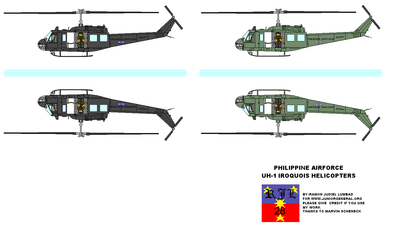 Phillipines Huey Helicopter