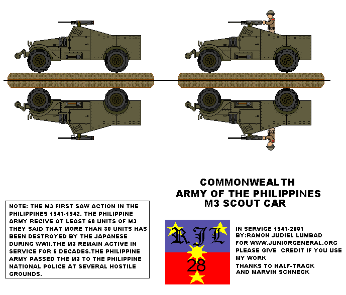 Philippine M3 Scout Car