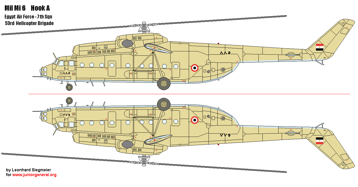 Egyptian Mil Mi 6 Helicopter