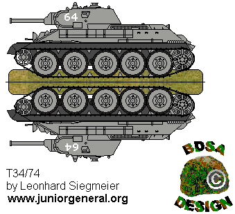 T34/74 Tank