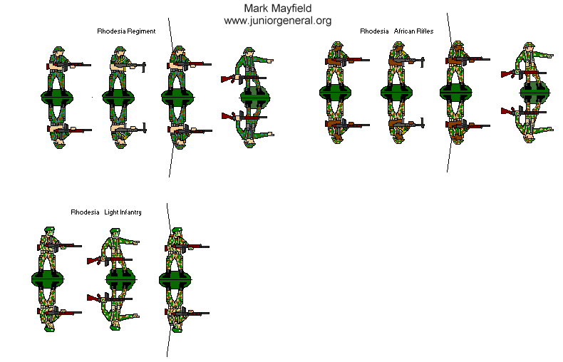 Rhodesian Regulars 1970's
