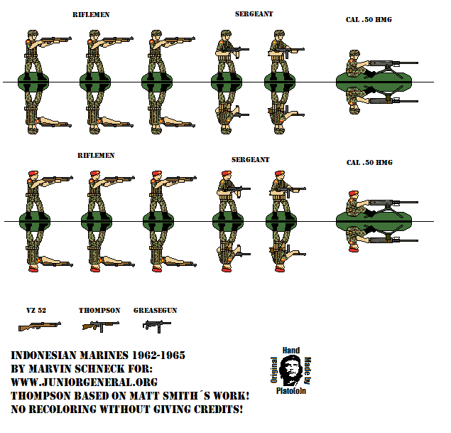 Indonesian Marines Indonesian Conflict (1962-1965)