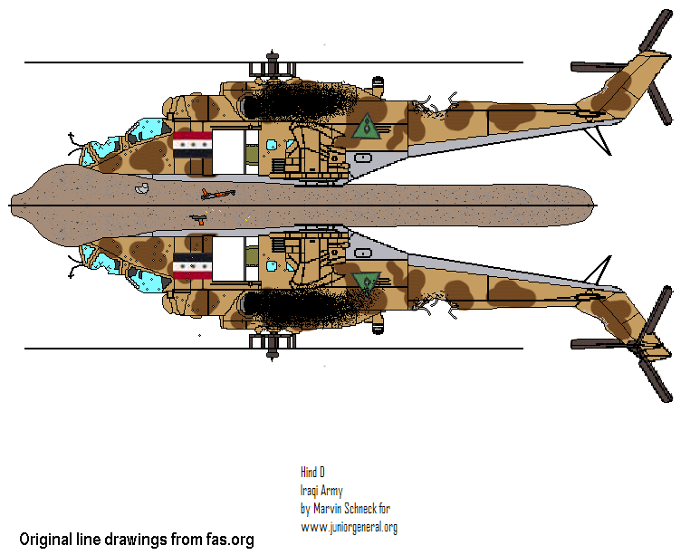 Iraqi Crashed Hind Helicopter