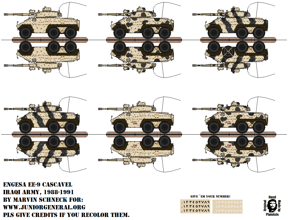 Iraqi Engesea EE-9 Cascavel