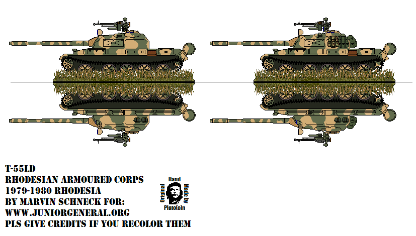 Rhodesian T-55LD Tank